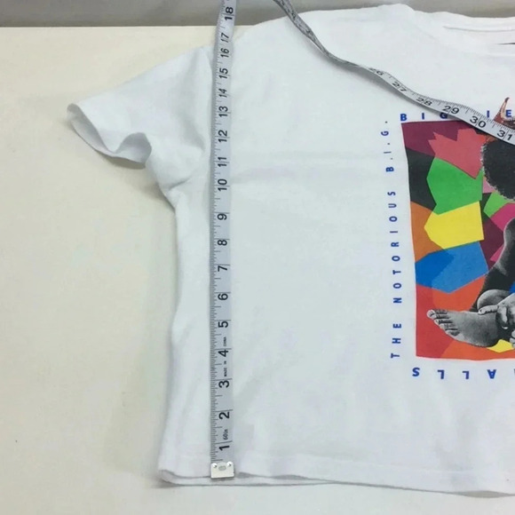 the notorious B.I.G. Biggie Smalls Crop Top TShirt - Picture 5 of 6
